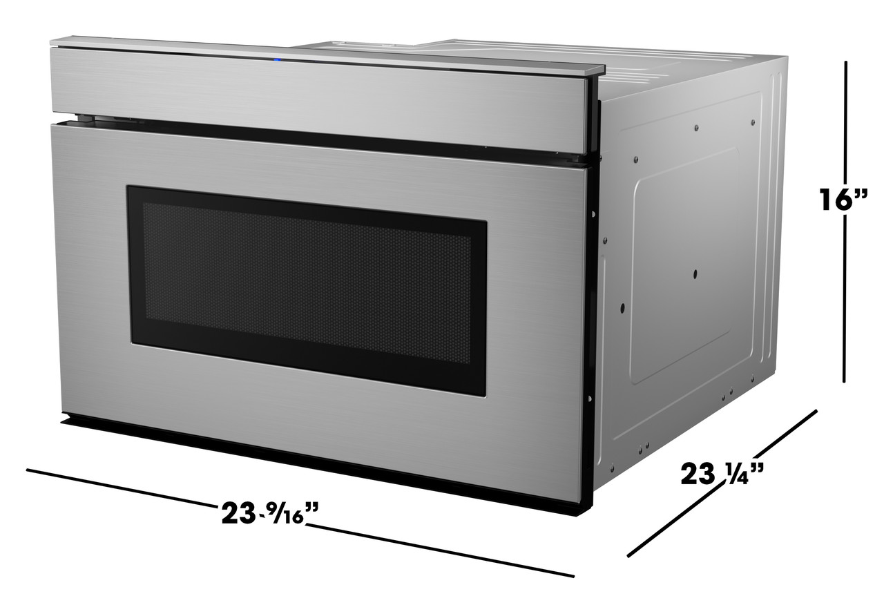 24 in. Smart Microwave Drawer Oven (SMD2479JS) Dimensions