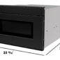 24 in. Smart Microwave Drawer Oven (SMD2479MB) Dimensions