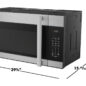 1.7 cu. ft. Over-the Range Microwave Oven (SMO1754JS) dimensions