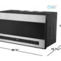 Smart Over-the-Range Microwave Oven (SMO1969JS) dimensions