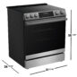 Slide-In Range with Air Fry (SSR3061JS) Scale