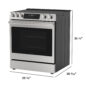 SSR3076SNS 6.3 cu. ft. Slide-in Electric Range Dimensions