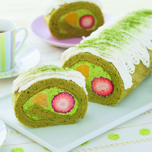 Green Tea Swiss Roll Recipe Simply Better Living