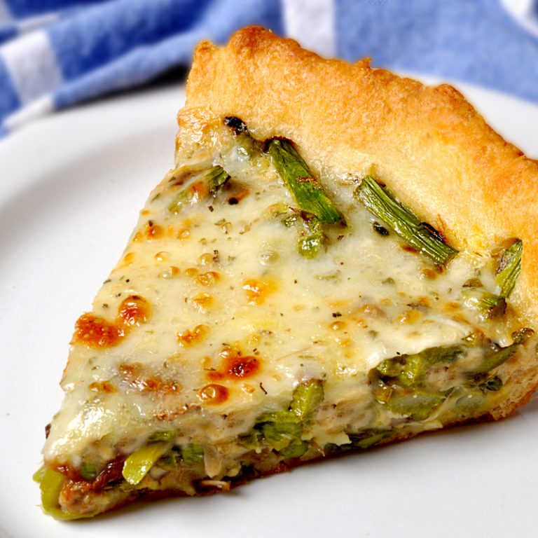Asparagus Mushroom Quiche Recipe Simply Better Living