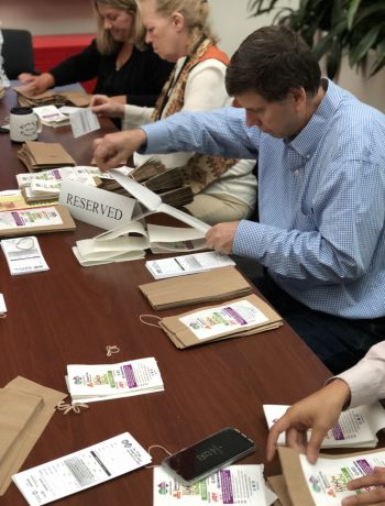 Sharp Employees participating in Table to Table’s Annual Bag a Lunch Program