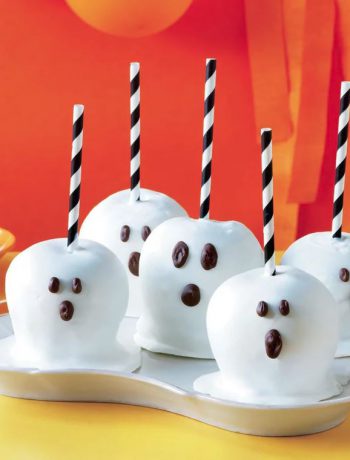 Halloween and Ghost Themed Candy Apples