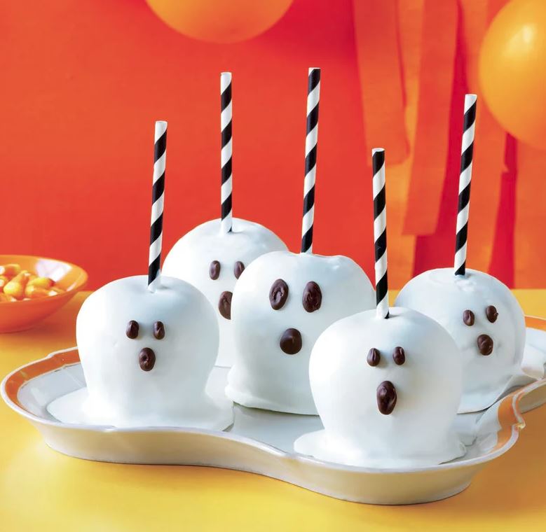 Halloween and Ghost Themed Candy Apples