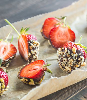Mindful Sodexo's Chocolate Dipped Strawberries with Nuts