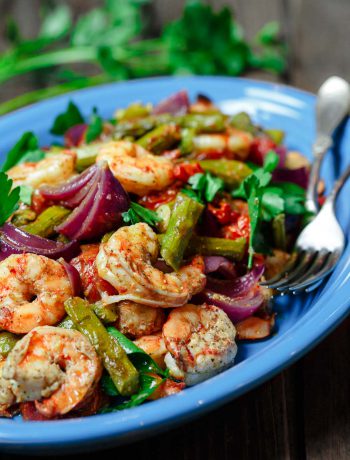The Mediterranean Dish's Shrimp Sheetpan Recipe