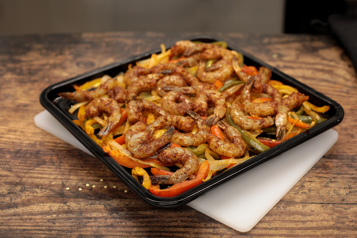 Fajita Shrimp Sheet Pan Dinner Recipe - Simply Better Living