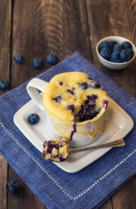 Blueberry Mug Muffin Recipe - 5 Classic Dessert Recipes to Make in the Microwave