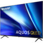 Sharp AQUOS QLED 55” Class (54.5” Diag.) 4K Ultra HD TV Powered by TiVo (4T-C55GM6540U) Three Quarters Left