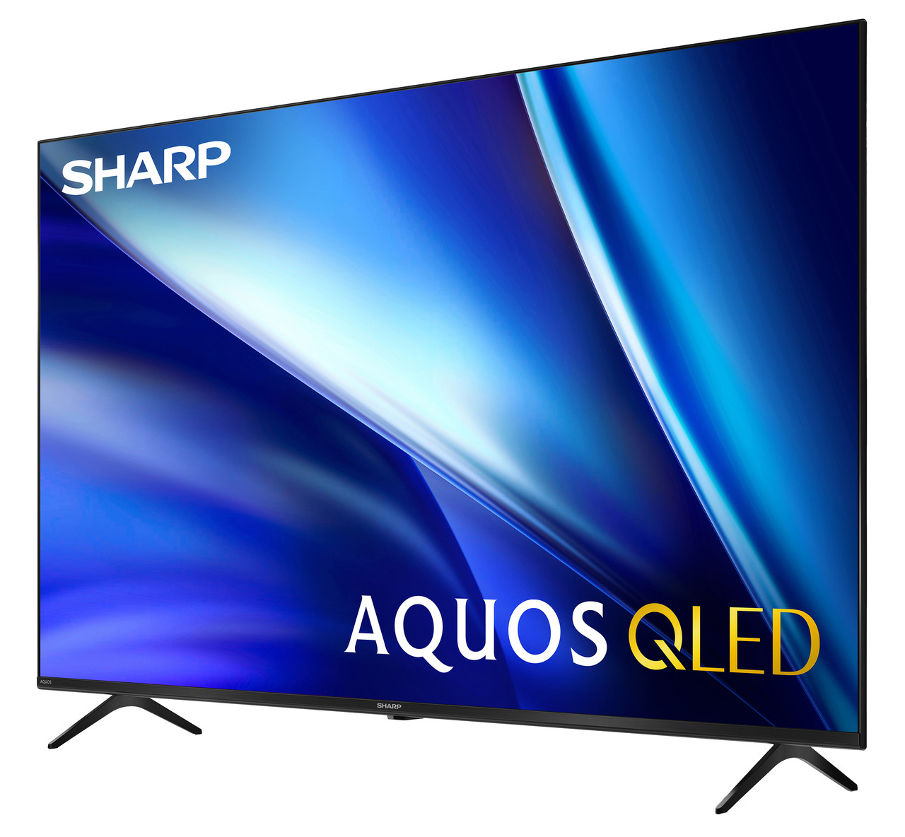 Sharp AQUOS QLED 55” Class (54.5” Diag.) 4K Ultra HD TV Powered by TiVo (4T-C55GM6540U) Three Quarters Left