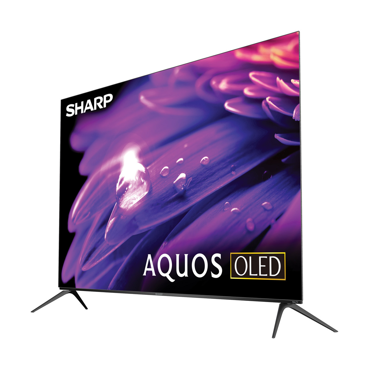 Sharp Roku TV 65" Class OLED 4K Ultra HD (4T-C65FS1UR) left angle