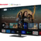 Sharp 65" Class AQUOS XLED 4K Ultra HD Mini LED Google TV (4T-C65FV1U) left angle