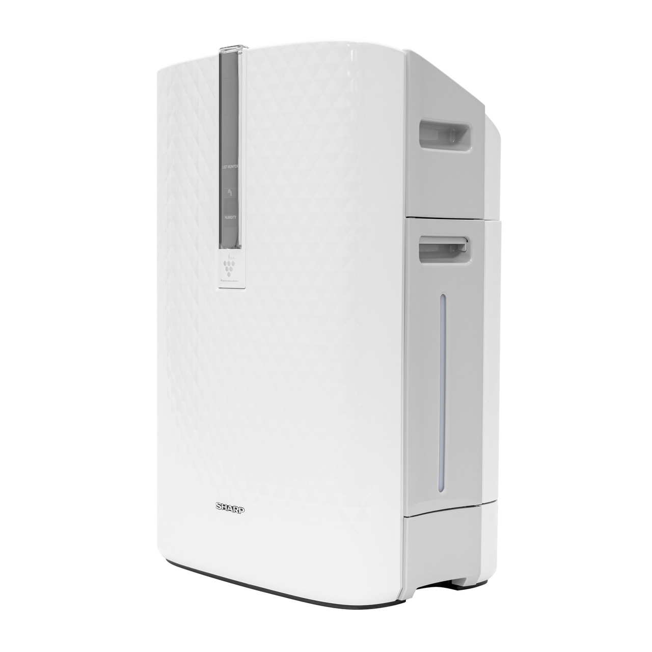 Sharp Plasmacluster® Air Purifier with Humidifying Function for Medium Rooms (KC850U) 3 quarter left