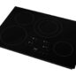 30-Inch Black Cooktop (SDH3042DB) – left angle view
