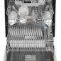 24 in. Slide-In Stainless Steel Hybrid Dishwasher (SDW6506JS) head on full