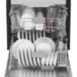 Sharp 24 in. Stainless Steel Dishwasher (SDY6768SMS) Head On Opened Filled