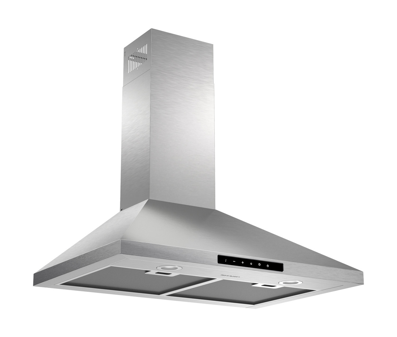 4-Speed 30 in. Wall Mount Chimney Range Hood (SHC3062FS) - right angle view