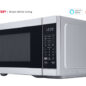 1.1 cu. ft. Mid-Size Countertop Microwave Oven (SMC1169HS) left angle