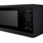 1.4 cu. ft. Black Carousel Countertop Microwave Oven (SMC1461KB) left angle