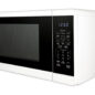 1.4 cu. ft. White Carousel Countertop Microwave Oven (SMC1461KW) left angle