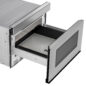 24 in. Smart Microwave Drawer Oven (SMD2479JS) 3QR Open Interior