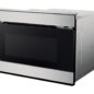24 in. Sharp Stainless Steel Smart Microwave Drawer Oven (SMD2489ES) left angle