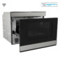 24" Built-In Smart Convection Microwave Drawer Oven (SMD2499FS) Right Open