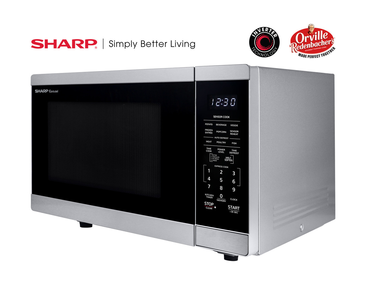 1.4 cu. ft. Countertop Microwave Oven with Inverter Technology (SMC1465HM) drama