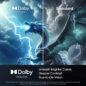 Sharp AQUOS QLED 75” Class (74.5” Diag.) 4K Ultra HD Smart TV (4T-C75HP7050U) Dolby Vision Infographic