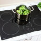 30-Inch Black Cooktop (SDH3042DB) – brussel sprouts on simmer enhancer induction cooking zone