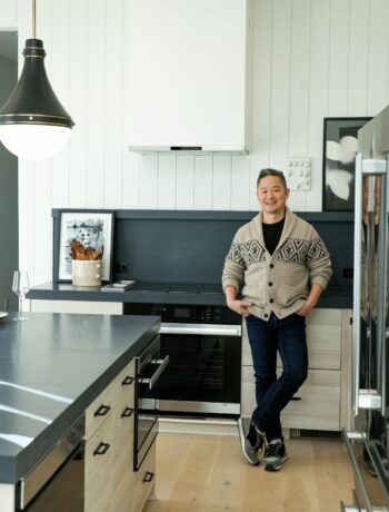 Danny Seo in the Serenbe kitchen