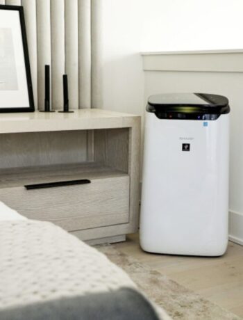 Plasmacluster® Ion Smart Air Purifier in bedroom