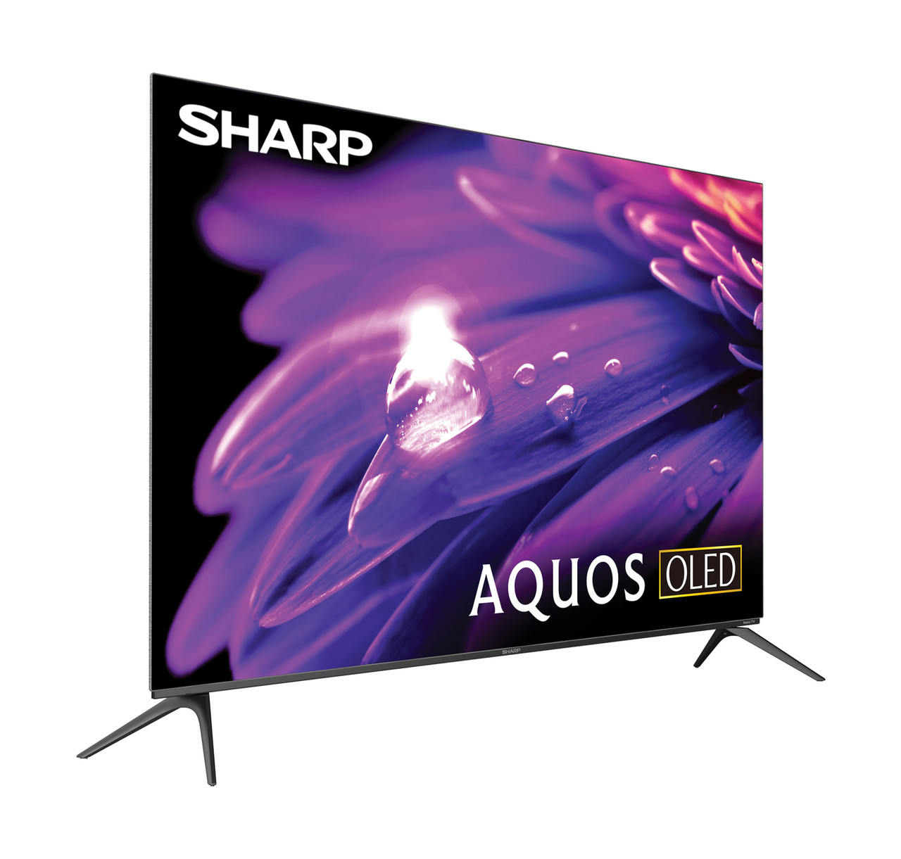 Sharp Roku TV 55" Class OLED 4K Ultra HD (4T-C55FS1UR) right angle