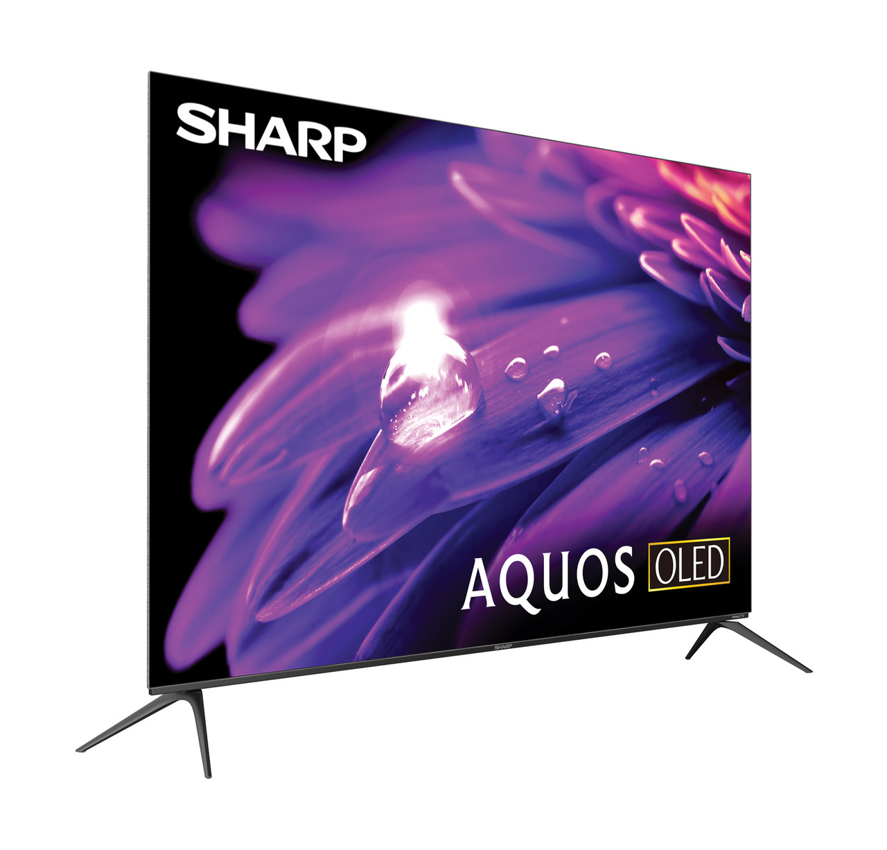 Sharp Roku TV 65" Class OLED 4K Ultra HD (4T-C65FS1UR) right angle