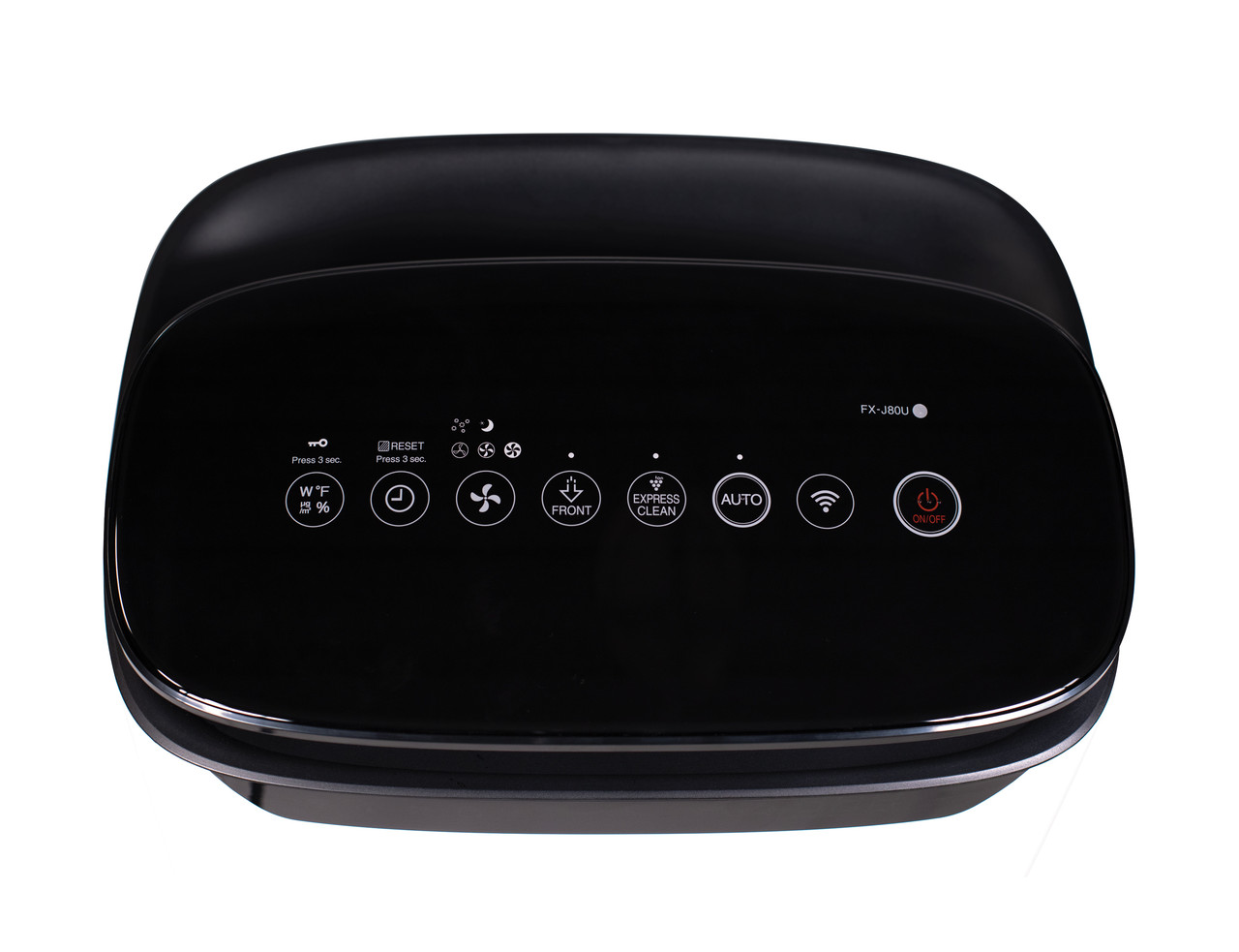 Sharp Smart True HEPA Large Room Air Purifier with Plasmacluster® Ion Technology (FXJ80UW) control panel