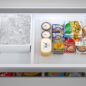 28.9 cu.ft. French 3-Door 36 in. Width Standard Depth Refrigerator with Water Dispenser in Stainless Steel (SJF2955MS) Freezer Top Shelf