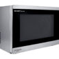 Sharp 1.4 cu. ft. 1100W Stainless Steel Countertop Microwave Oven with Inverter Technology (SMC1464KS) right angle