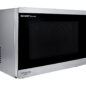 Sharp 1.4 cu. ft. 1100W Stainless Steel Countertop Microwave Oven with Inverter Technology (SMC1465KM) right angle