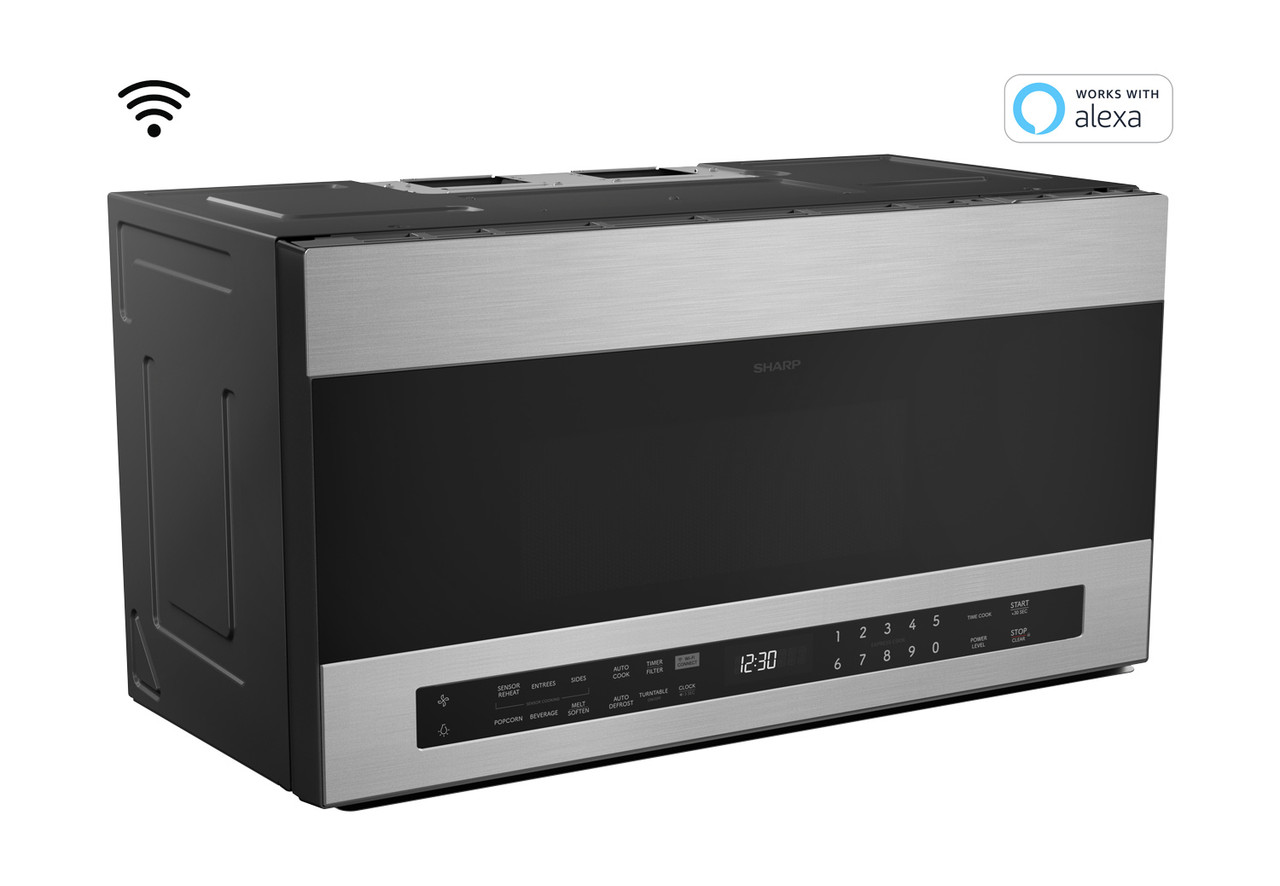 Smart Over-the-Range Microwave Oven (SMO1969JS) right angle