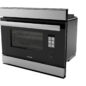 Left side view of the SuperSteam+ Smart Oven (SSC2489DS) - Sharp’s Superheated Steam Oven
