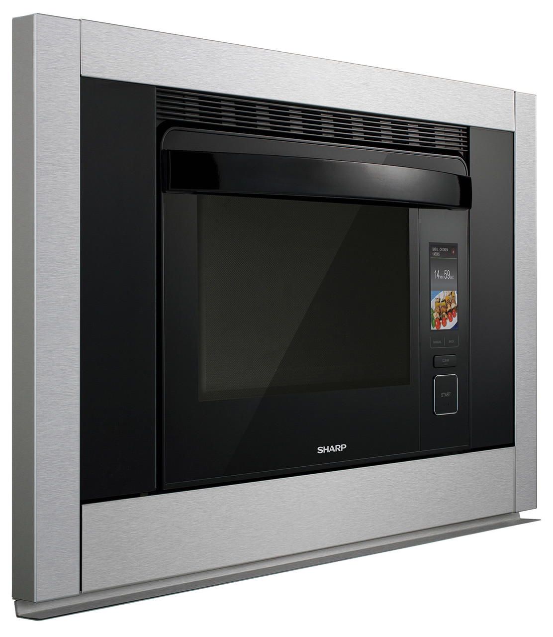 1.1 cu. ft. Supersteam+ Superheated Steam and Convection Built-in Wall Oven (SSC3088AS) – right side view