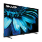 SHARP Roku TV 50" Class 4K Ultra HD with HDR10 (4T-C50EL8UR) right angle