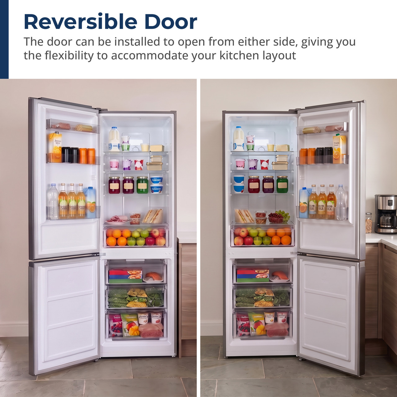 SJB1045SNS reversible door infographic