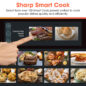 Sharp Celerity™ High-Speed Oven (SWA3099MS)Sharp Smart Cook Infographic