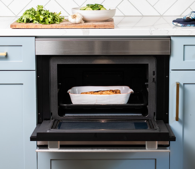 pork tenderloin in a Sharp Smart SuperSteam Oven