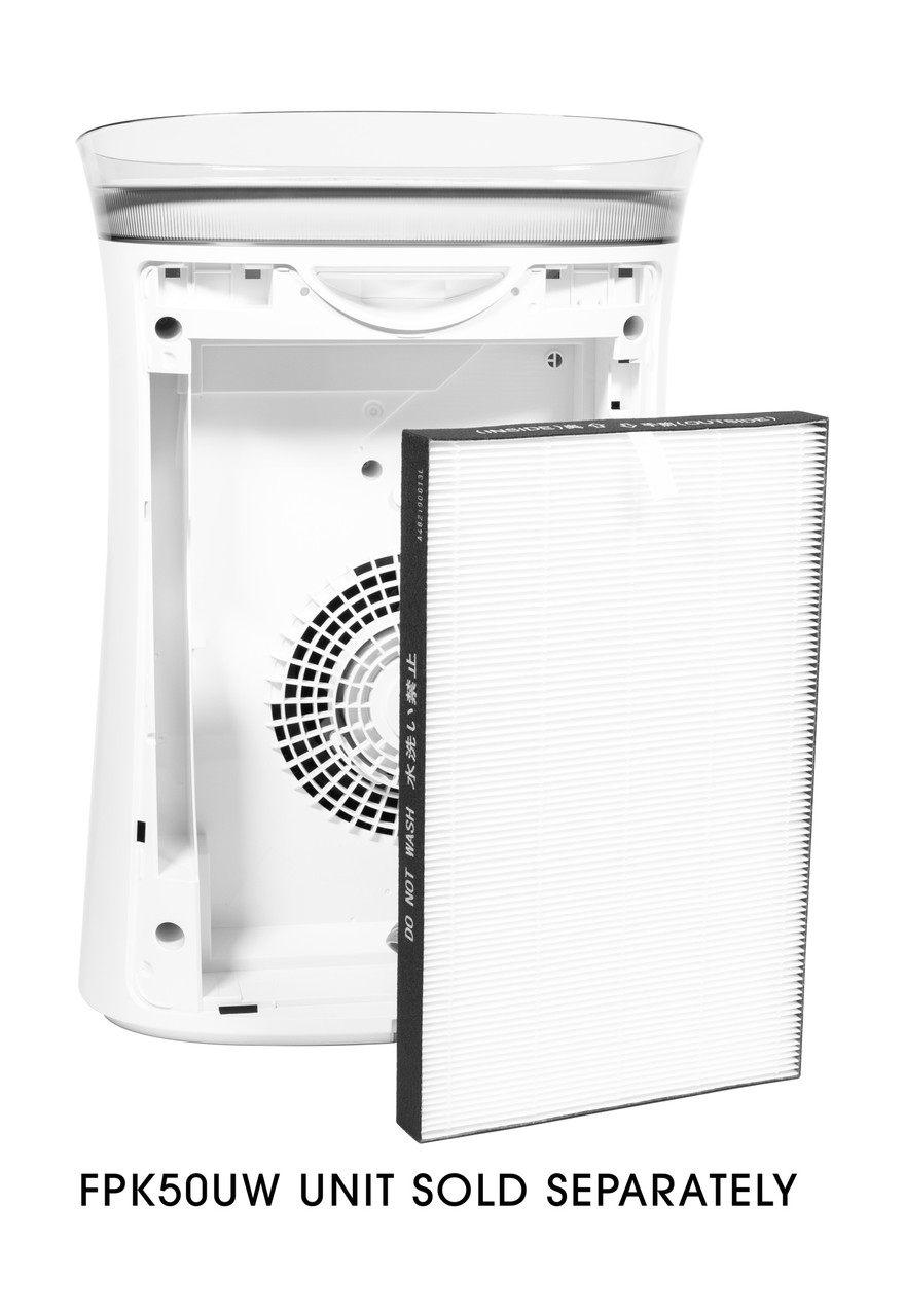 Back View of Sharp FPK50UW Air Purifier with FZK50HFU True HEPA Replacement Filter
FPK50UW Unit Sold Separately