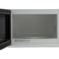 Sharp 1.5 cu. ft. Over-the-Counter Microwave in White (R1211TY) – front view with door open